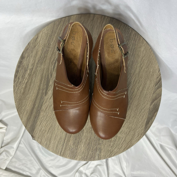 BOC Born Women’s Clog Mule Strap Back Brown 9M Sandals Boho Casual Workwear - Picture 2 of 11